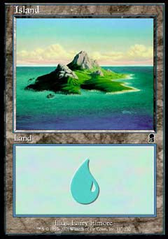 Island (337) (Odyssey) Near Mint Chinese