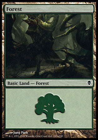 Forest (267) (Zendikar) Near Mint