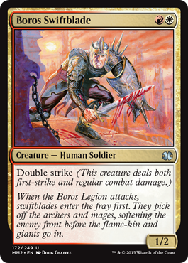 Boros Swiftblade (Modern Masters 2015) Near Mint Foil