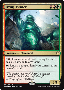 Living Twister (War of the Spark) Near Mint Foil