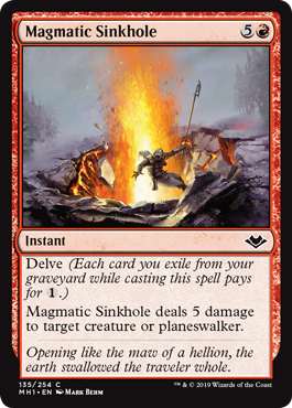 Magmatic Sinkhole (Modern Horizons) Near Mint Foil
