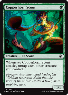 Copperhorn Scout (Conspiracy: Take the Crown) Near Mint