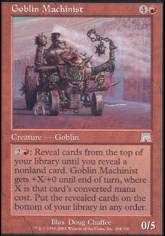 Goblin Machinist (Onslaught) Near Mint Foil