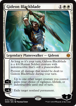 Gideon Blackblade (War of the Spark) Near Mint Foil