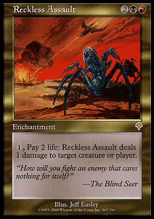 Reckless Assault (Invasion) Near Mint Japanese