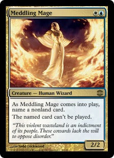 Meddling Mage (Alara Reborn) Light Play