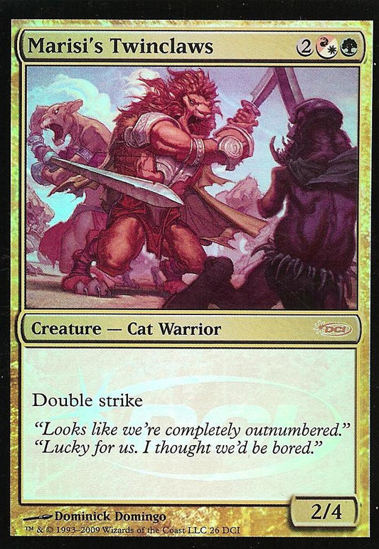 Marisis Twinclaws (WPN)  (Promotional Cards) Light Play Foil