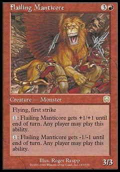Flailing Manticore (Mercadian Masques) Good