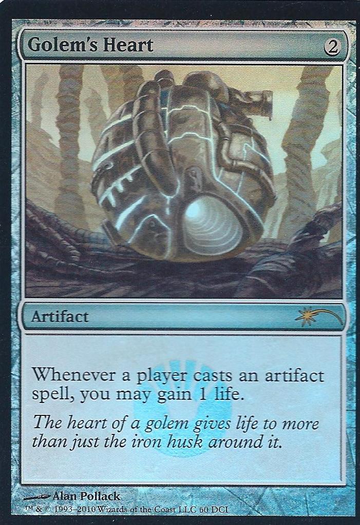 Golem's Heart (WPN) (Promotional Cards) Near Mint Foil