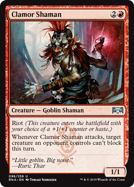 Clamor Shaman (Ravnica Allegiance) Near Mint Foil
