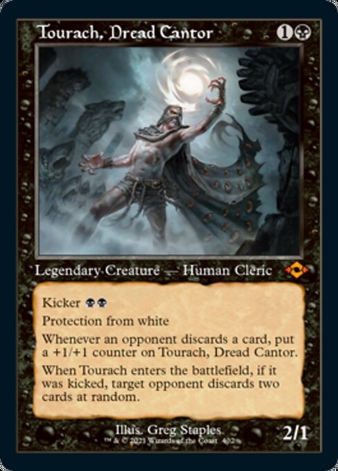 Tourach, Dread Cantor (Retro Frame) (Modern Horizons 2) Near Mint Etched Foil