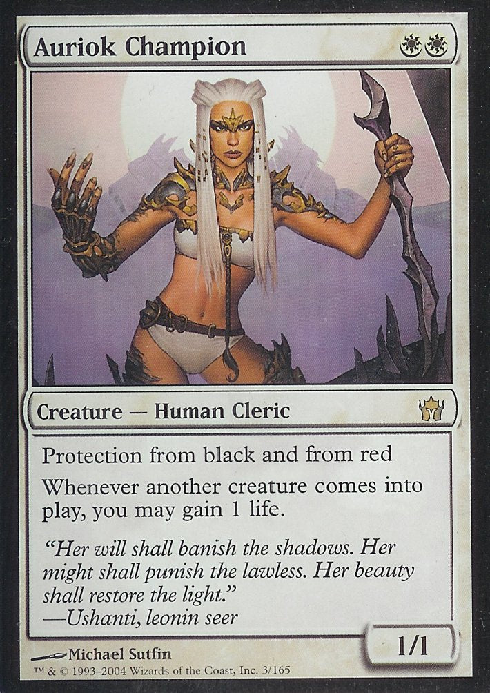 Auriok Champion (Fifth Dawn) Near Mint Foil