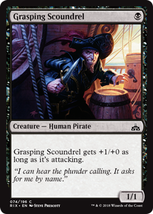 Grasping Scoundrel (Rivals of Ixalan) Near Mint