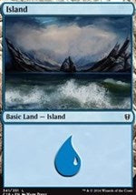 Island (341) (Commander 2016 Edition) Near Mint