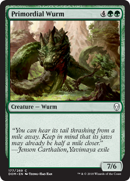 Primordial Wurm (Dominaria) Near Mint
