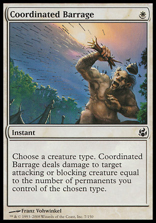 Coordinated Barrage (Morningtide) Near Mint Japanese