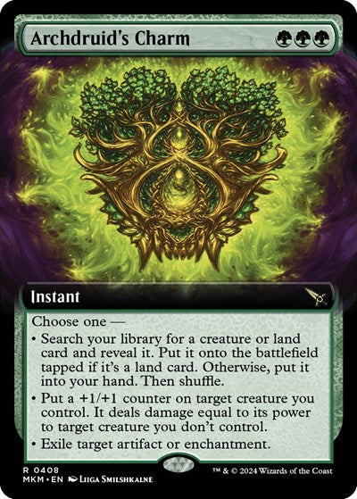 Archdruid's Charm (Extended Art) (Murders at Karlov Manor) Near Mint