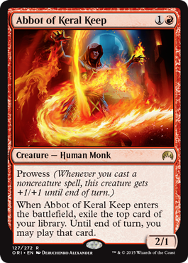 Abbot of Keral Keep (Magic Origins) Near Mint Foil