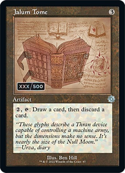 Jalum Tome (Schematic) (Serial Numbered) (The Brothers' War: Retro Frame Artifacts) Near Mint