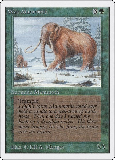 War Mammoth (Unlimited) Good