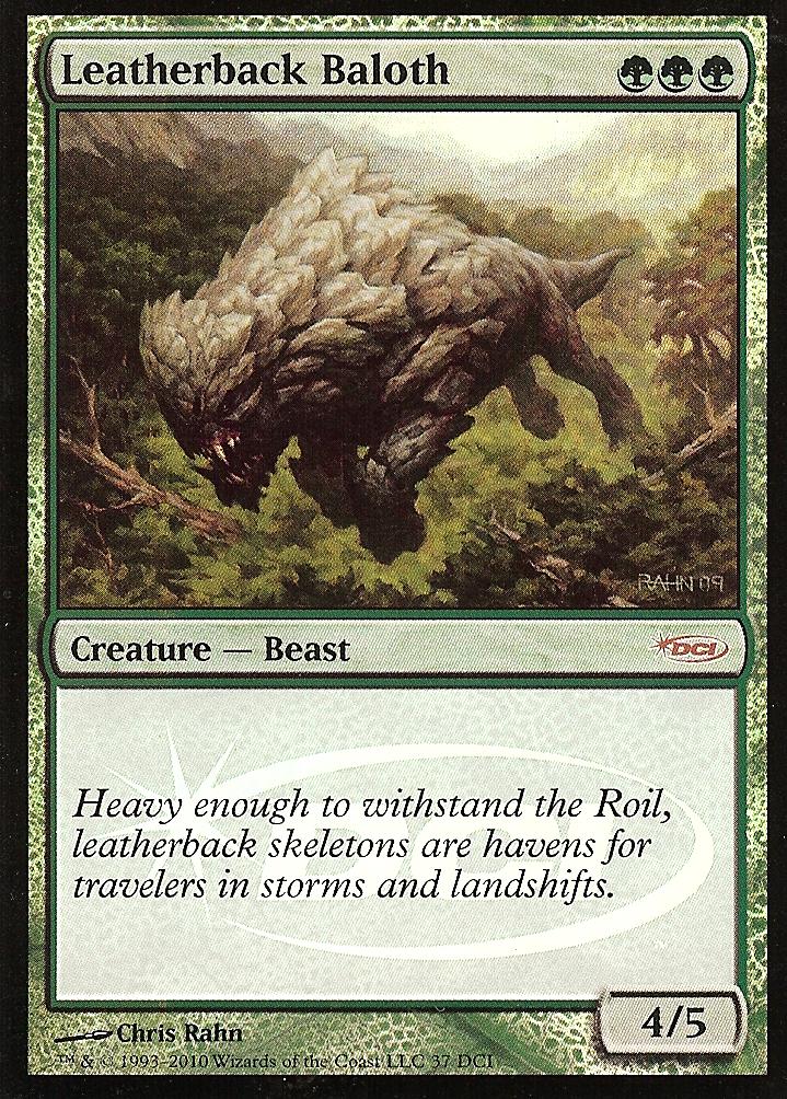 Leatherback Baloth (Gateway) (Promotional Cards) Near Mint Foil