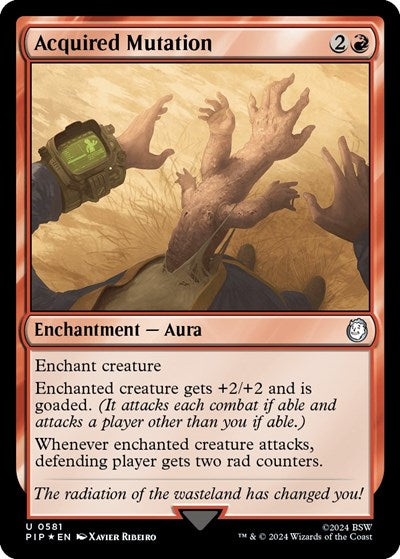 Acquired Mutation (Surge Foil) (Universes Beyond: Fallout) Near Mint