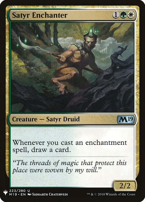 Satyr Enchanter (Mystery Booster) Near Mint