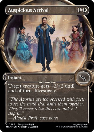 Auspicious Arrival (Showcase) (Murders at Karlov Manor) Near Mint