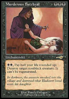 Murderous Betrayal (Nemesis) Light Play Foil