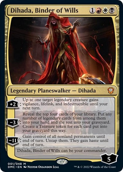 Dihada, Binder of Wills (Commander: Dominaria United) Near Mint