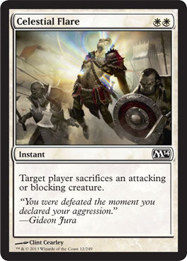 Celestial Flare (Magic 2014 Core Set) Near Mint Foil