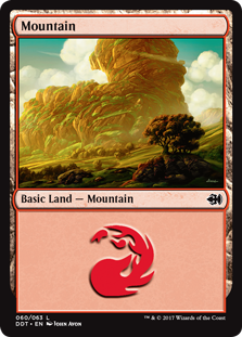 Mountain (60) (Duel Decks: Merfolk vs Goblins) Near Mint