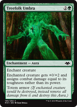 Treefolk Umbra (Modern Horizons) Near Mint