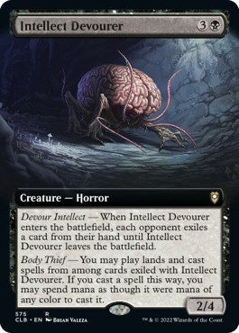 Intellect Devourer (Extended Art) (Commander Legends: Battle for Baldur's Gate) Near Mint