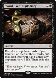 Sword-Point Diplomacy (Ixalan) Near Mint