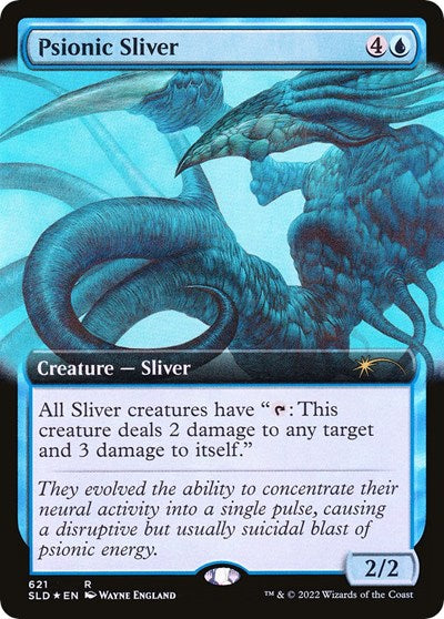 Psionic Sliver (Extended Art) (Secret Lair) Near Mint