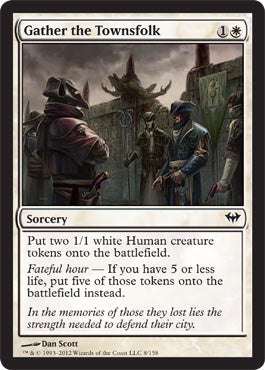 Gather the Townsfolk (Dark Ascension) Near Mint Foil