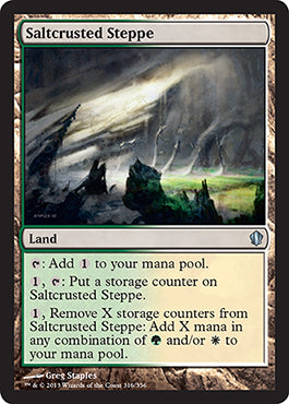 Saltcrusted Steppe (Commander 2013 Edition) Near Mint