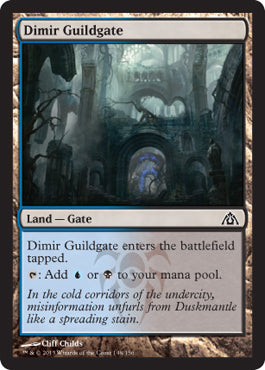 Dimir Guildgate (Dragon's Maze) Near Mint Foil