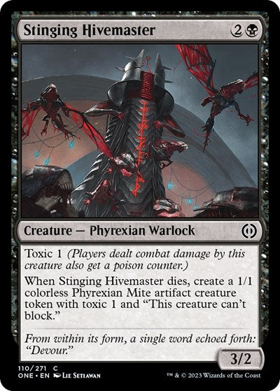 Stinging Hivemaster (Phyrexia: All Will Be One) Near Mint
