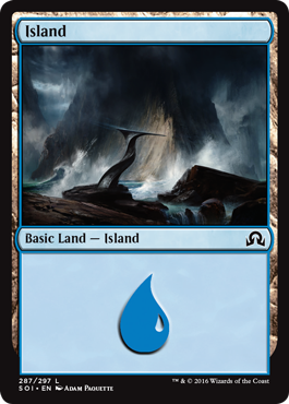 Island (287) (Shadows Over Innistrad) Near Mint