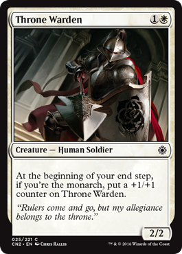Throne Warden (Conspiracy: Take the Crown) Near Mint
