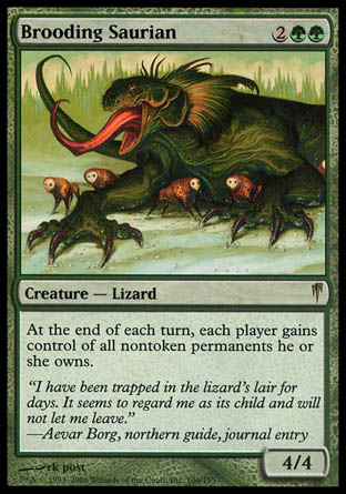 Brooding Saurian (Coldsnap) Near Mint