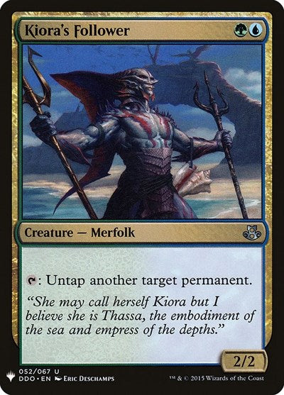 Kiora's Follower (Mystery Booster) Near Mint