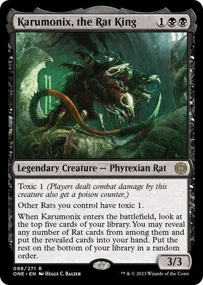 Karumonix, the Rat King (Phyrexia: All Will Be One) Near Mint Foil