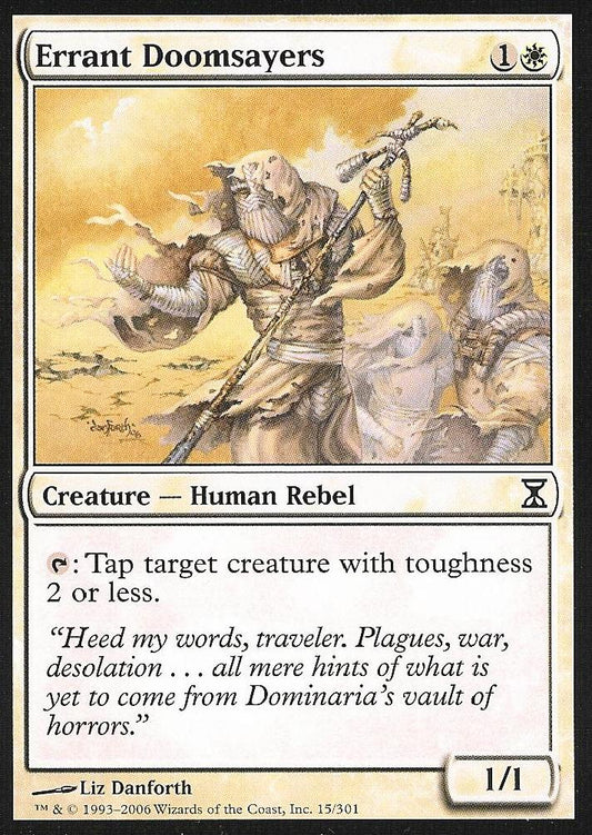 Errant Doomsayers (Time Spiral) Light Play Foil