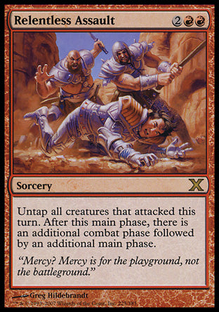 Relentless Assault (10th Edition) Near Mint Foil