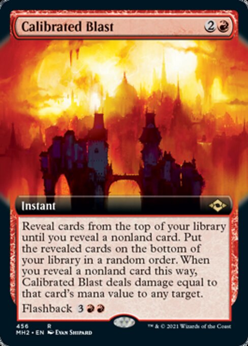 Calibrated Blast (Extended Art) (Modern Horizons 2) Near Mint