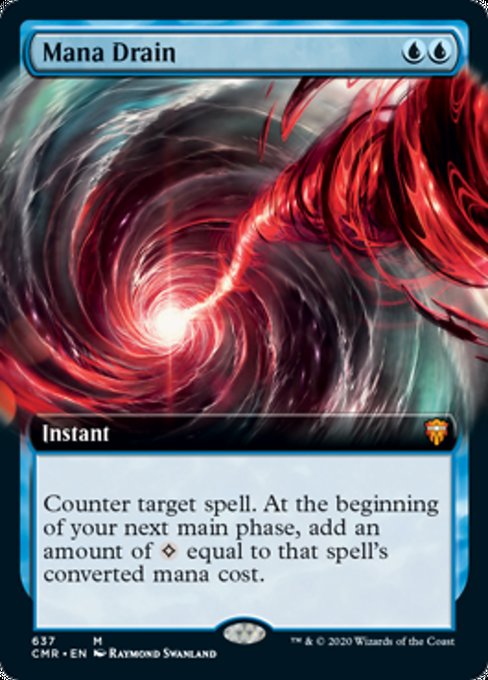 Mana Drain (Extended Art) (Commander Legends) Near Mint