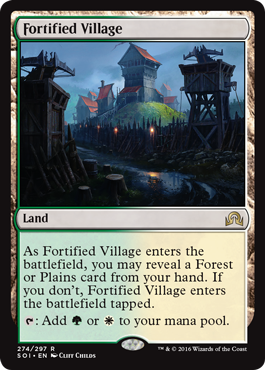 Fortified Village (Shadows Over Innistrad) Near Mint Foil